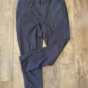 “Baldessarini ‘Rookie’ Tailored Jogger Pants – Navy Herringbone, EU 50 (US 34–36